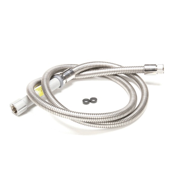 (image for) T&S Brass B-0072-H HOSE, 72 FLEXIBLE STAINLESS STEEL (GRAY